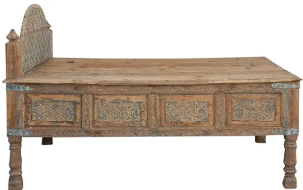 Rare 19th Century Indian Carved Bed