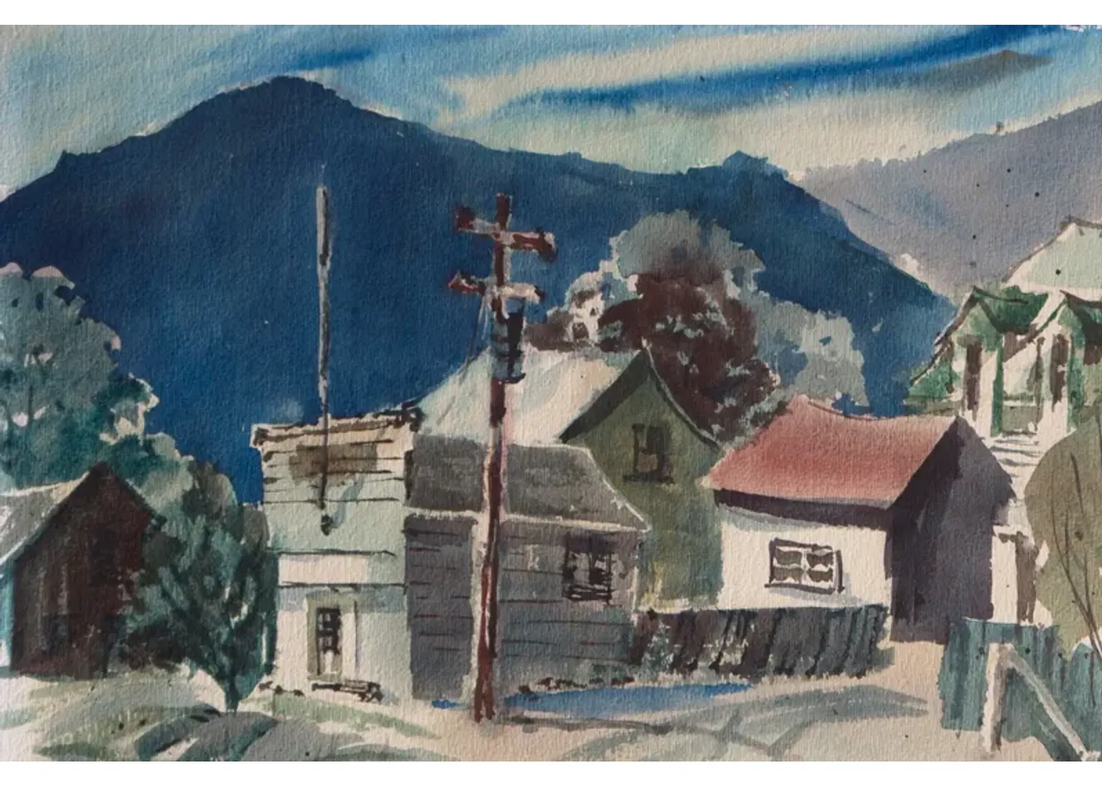 'California Town Scene' - Cleo Engrahm