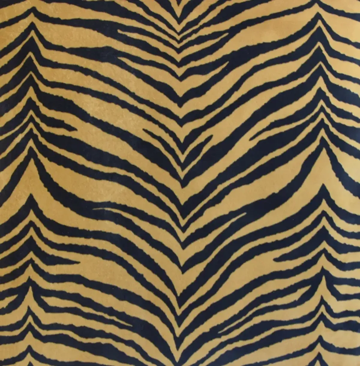 Designer Tiger Cat Velvet Pillow