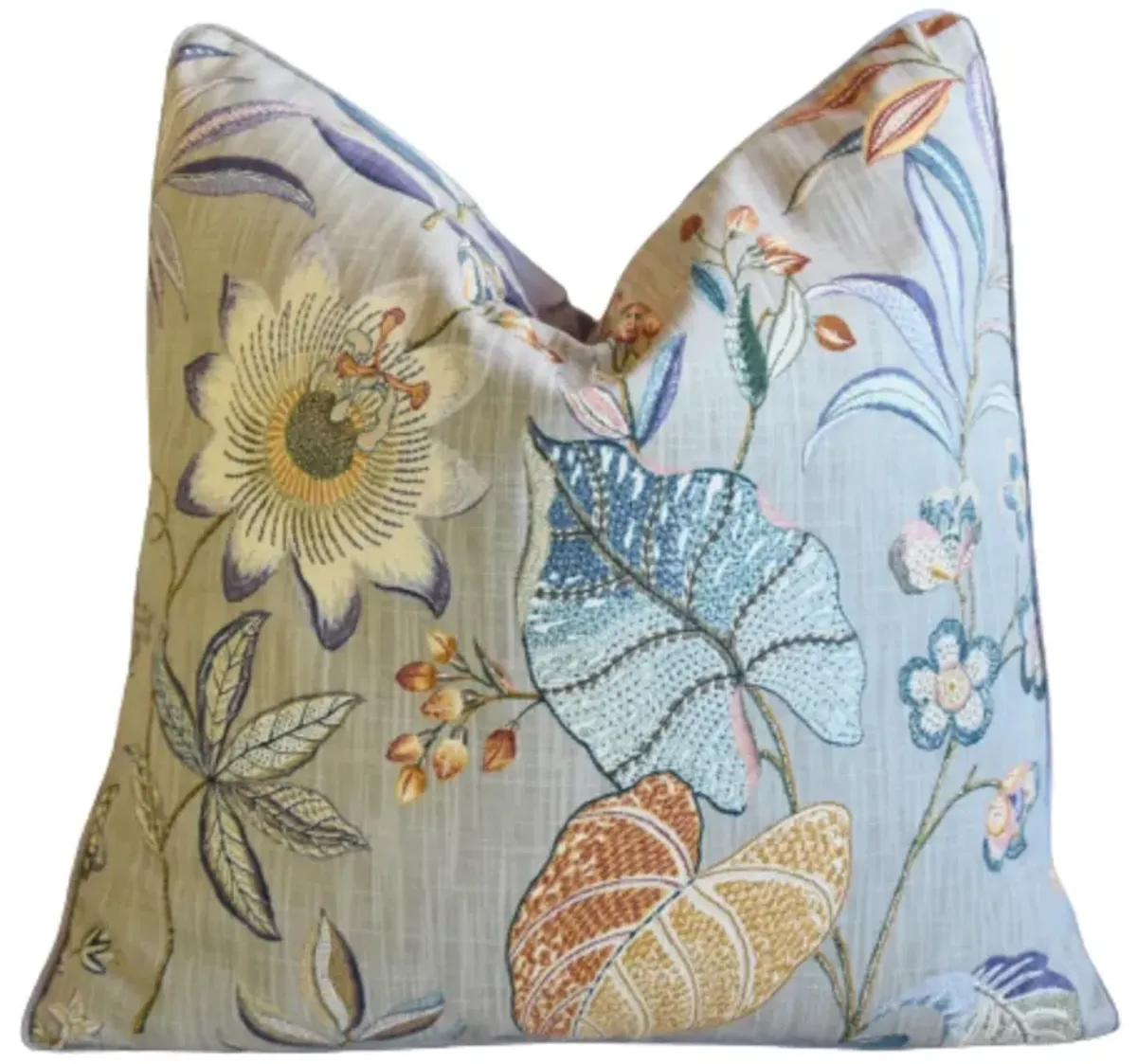 Tree Of Life Floral Botanical Pillow