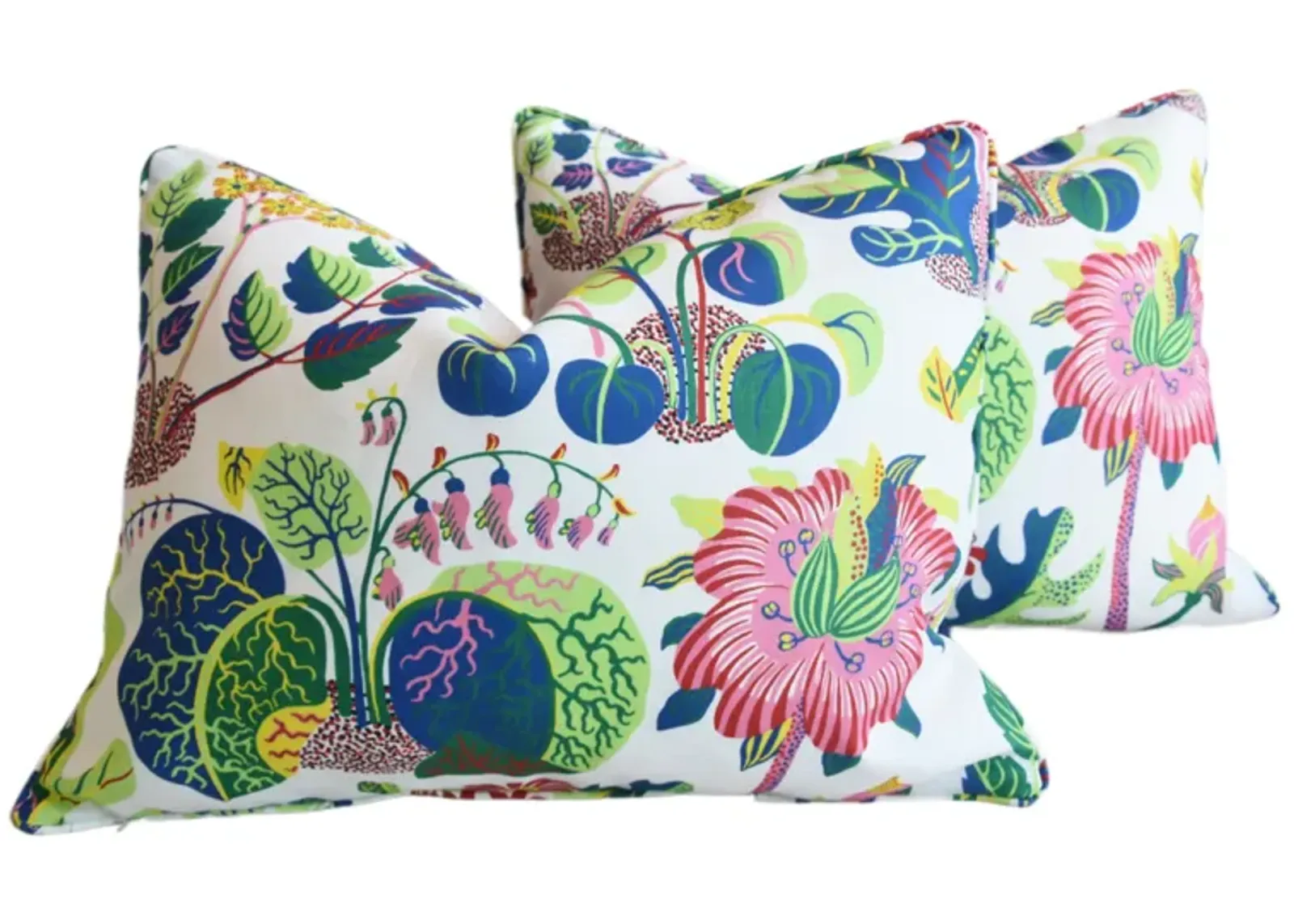 Schumacher Floral Botanical Pillows - Set of 2