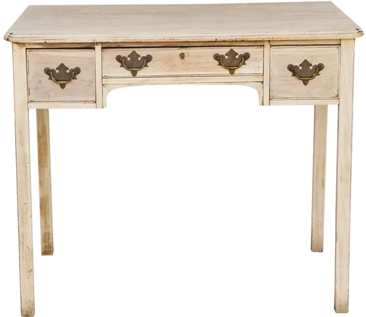 Antique English Lowboy Side Table - de-cor