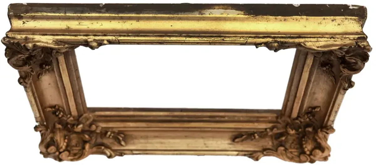 Baroque Giltwood Beveled Mirror