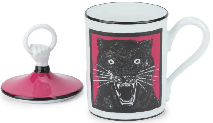 Gucci New Fornasetti Tisane Cup Panther