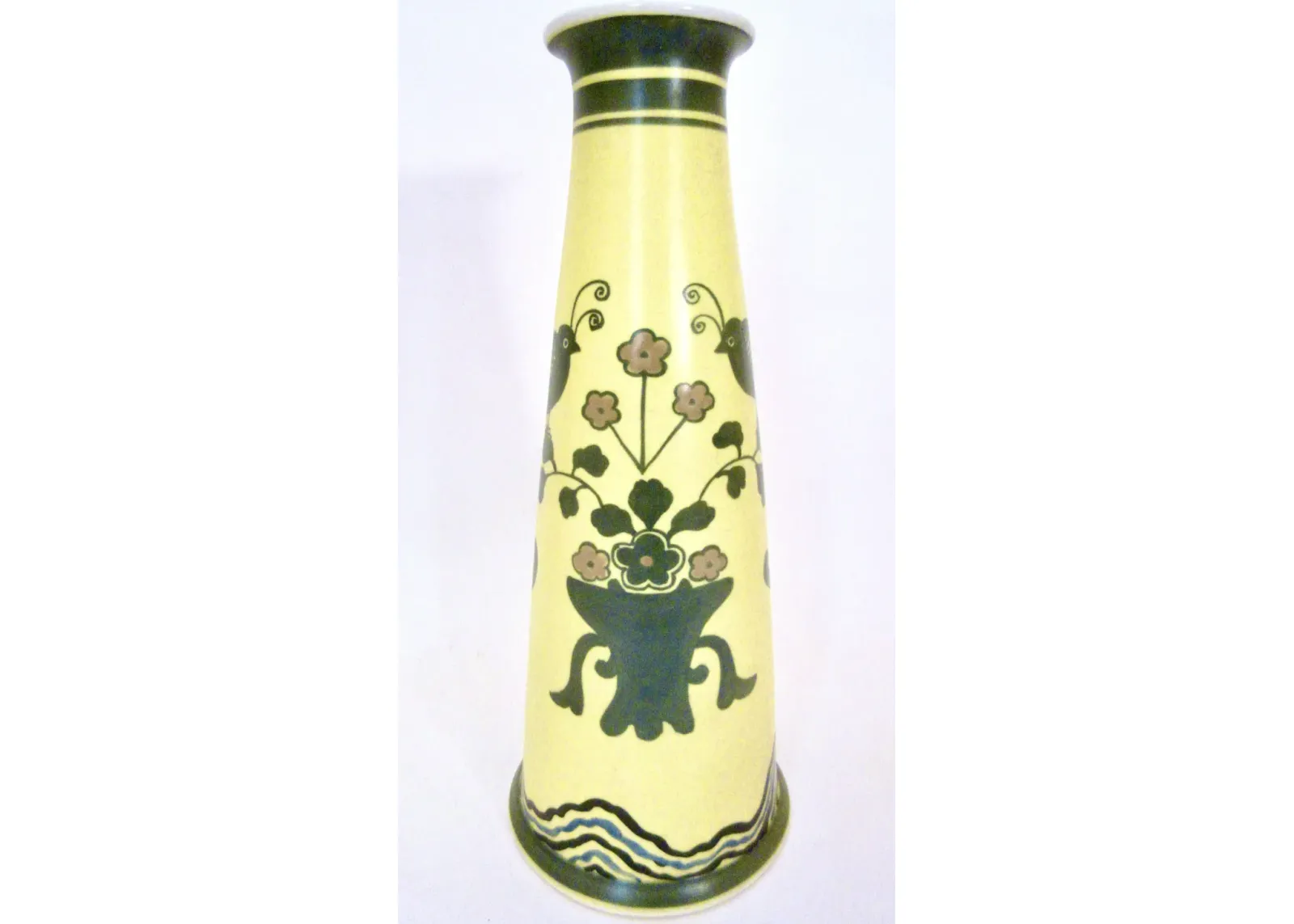 1920Set of 1930s Japanese Vase - Yellow