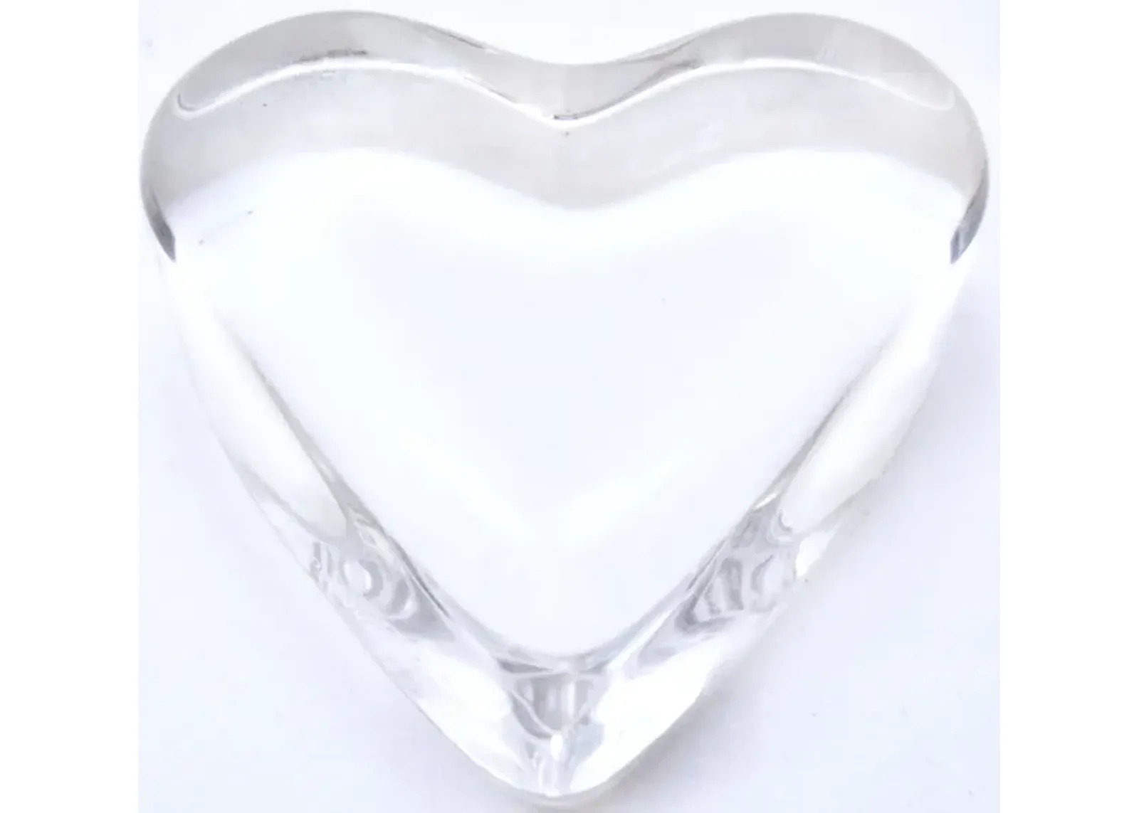 Baccarat French Crystal Heart - Clear