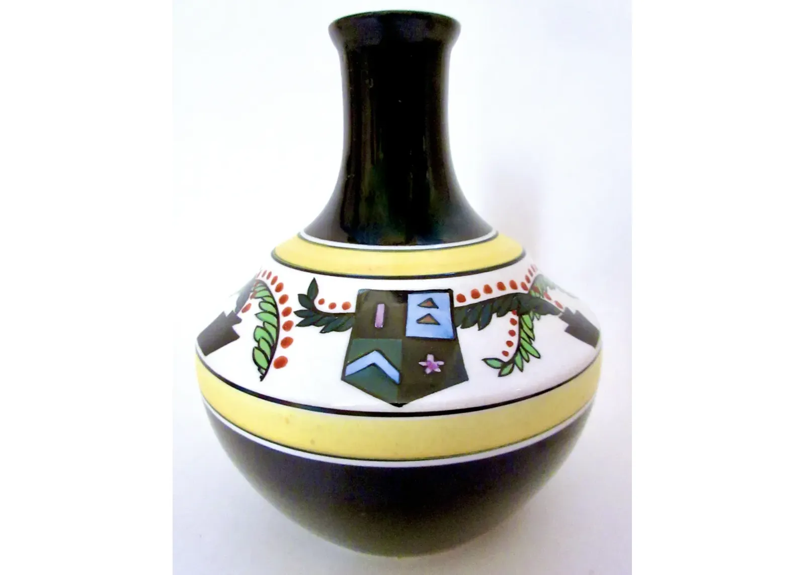 1920Set of 1930s Japanese Vase - Black