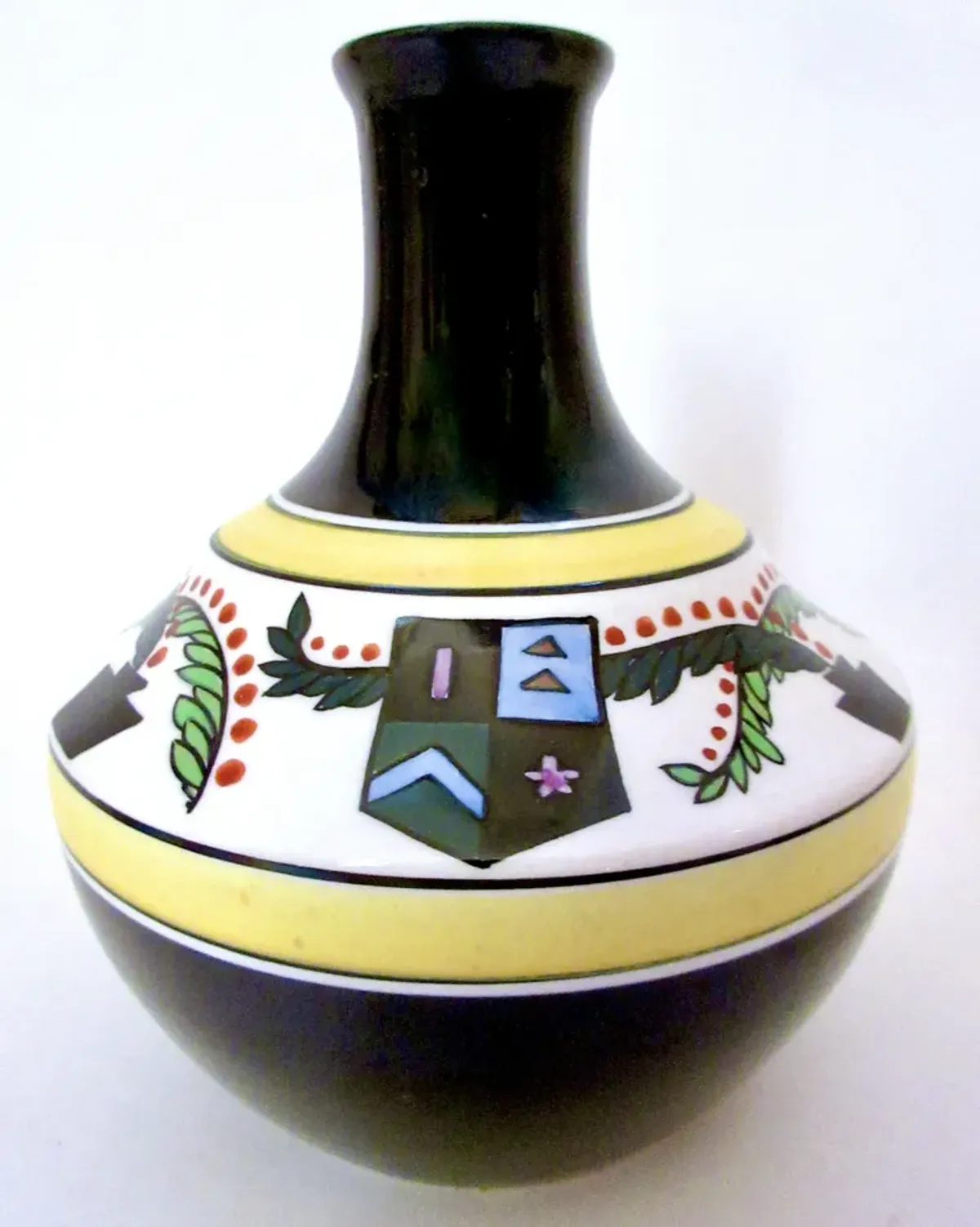 1920Set of 1930s Japanese Vase - Black