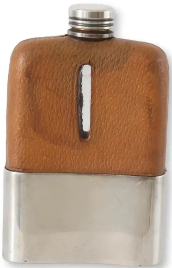 Mappin & Webb Flask - The Queens Landing - Silver