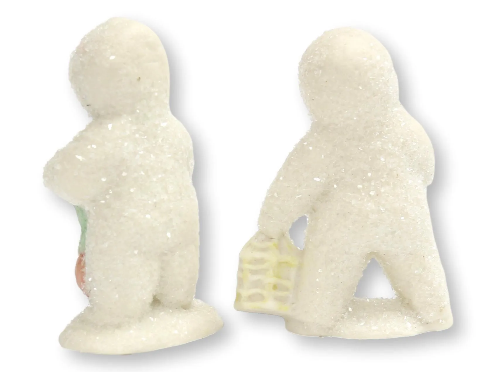 German Porcelain Snowbabies - Set of 2