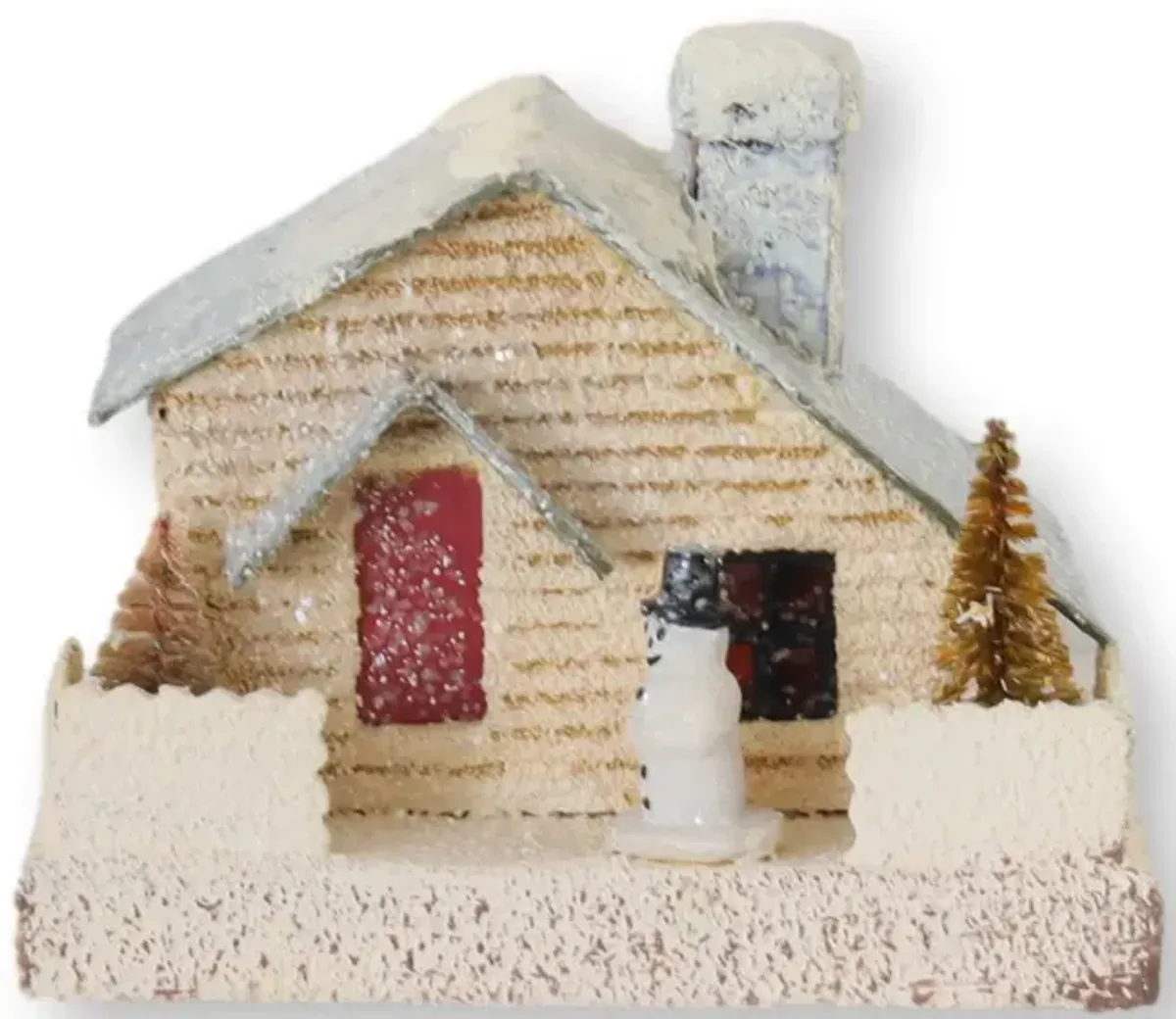 Midcentury Putz Christmas Village House