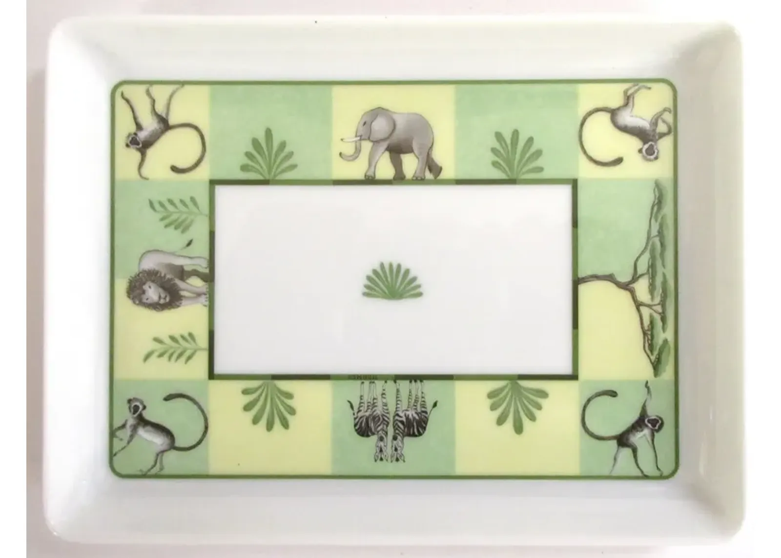 Hermes French Porcelain Tray - Green