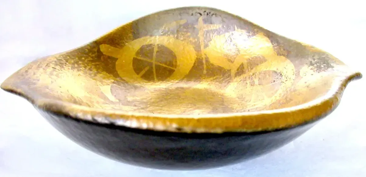 Sascha Brastoff MCM California Bowl - Gold