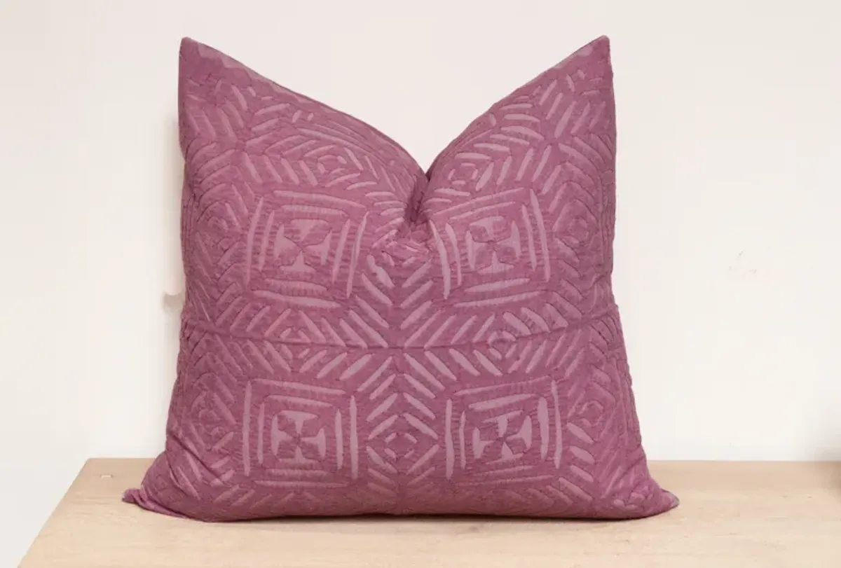 Orchid Handmade Pillow Cover