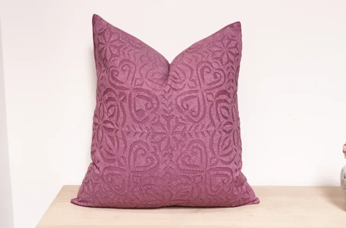 Mulberry Handmade Pillow Cover