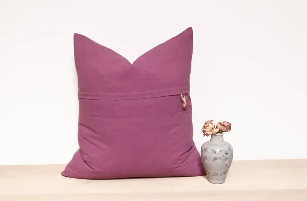 Mulberry Handmade Pillow Cover