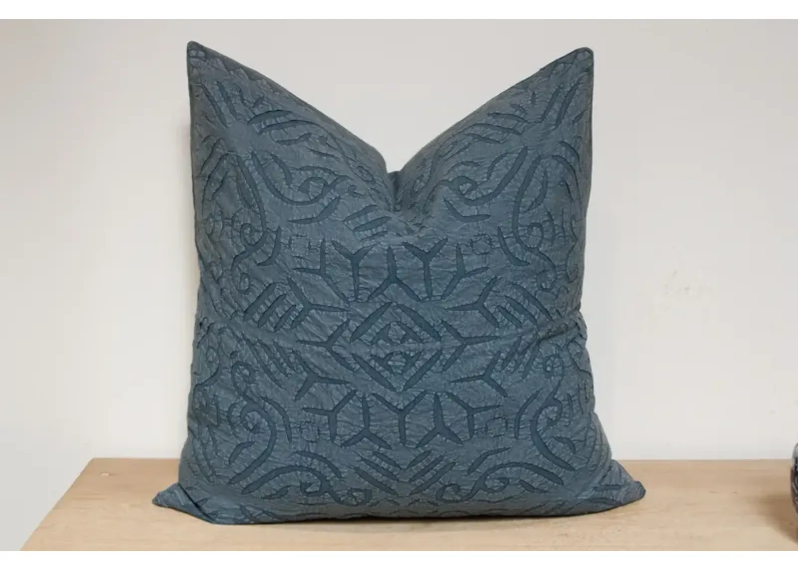 Blue Lapis Handmade Pillow Cover