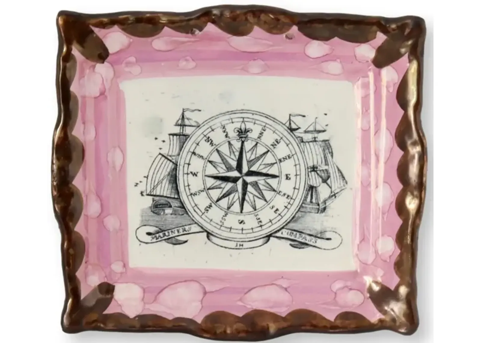 1850s Sunderland Mariners Compass Plaque