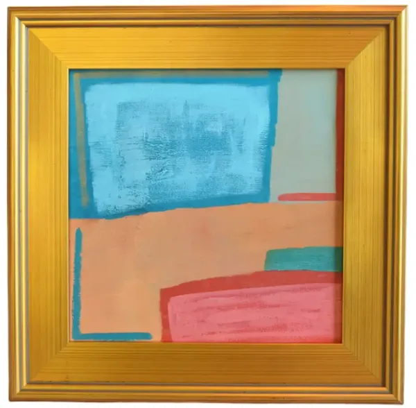 Contemporary Modern Abstract Painting - Blue