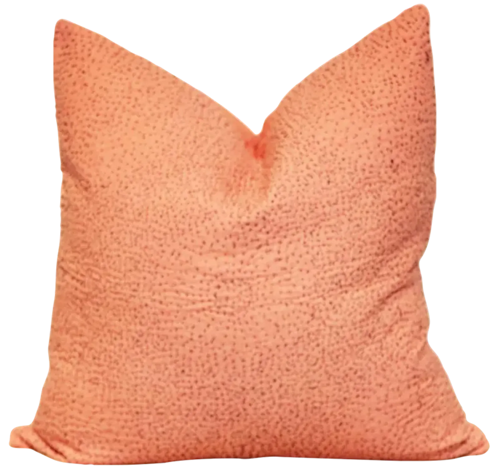 Apricot Hand-Stitched Pillow Cover
