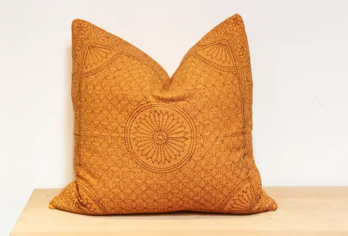 Alba Hand-Stitched Pillow Cover