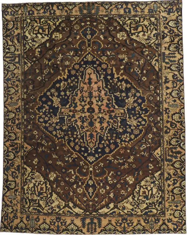 Persian Bakhtiari Rug, 9'04 x 11'11