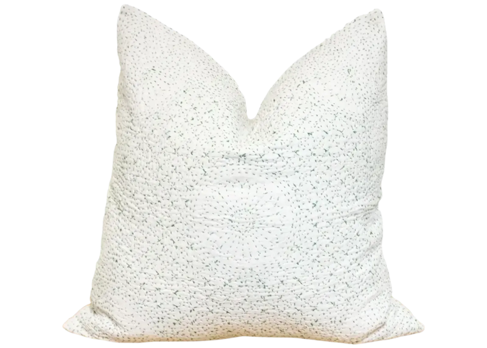 Pine White Hand-Stitched Pillow Cover