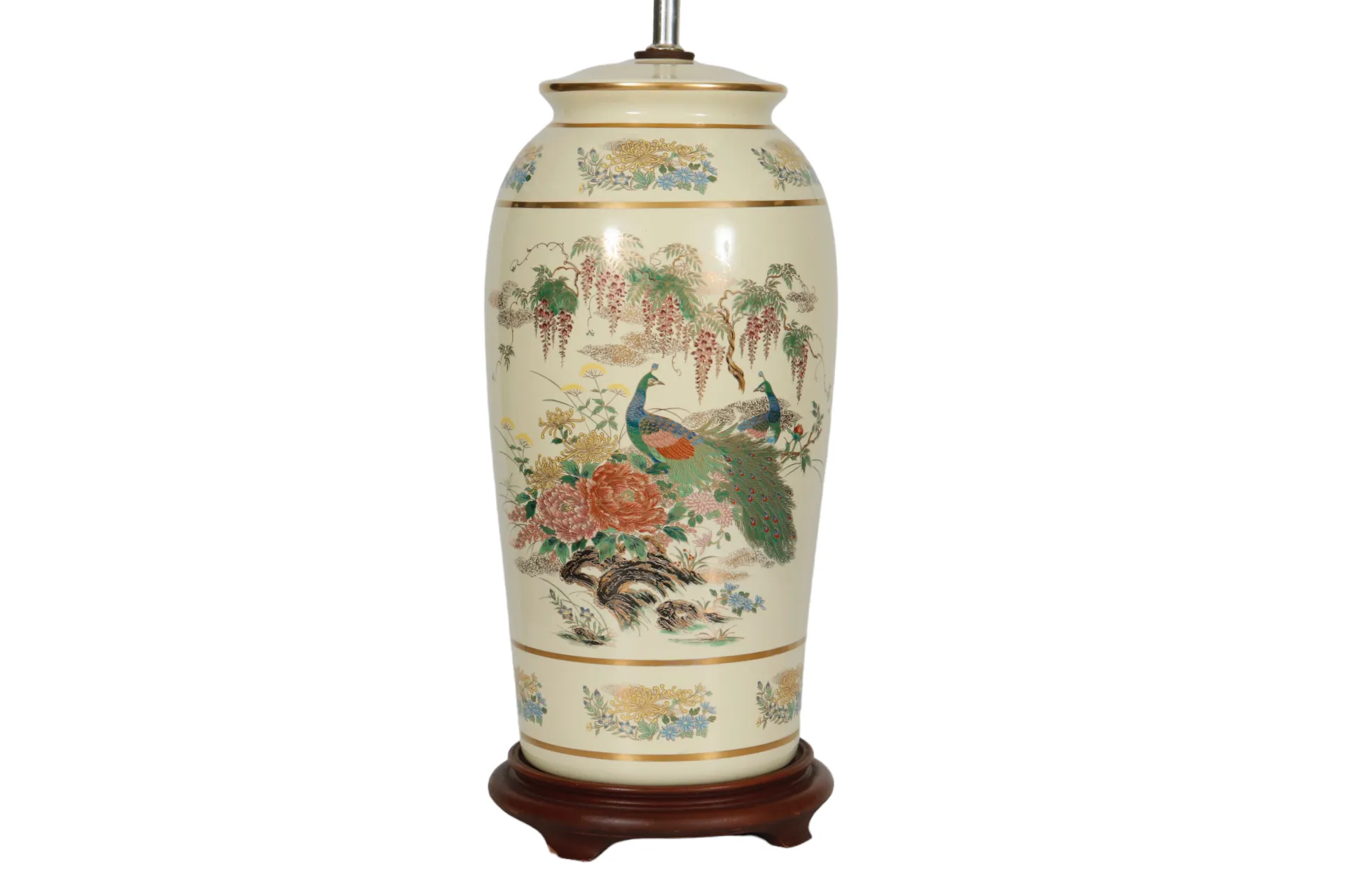 Japanese Porcelain Table Lamp