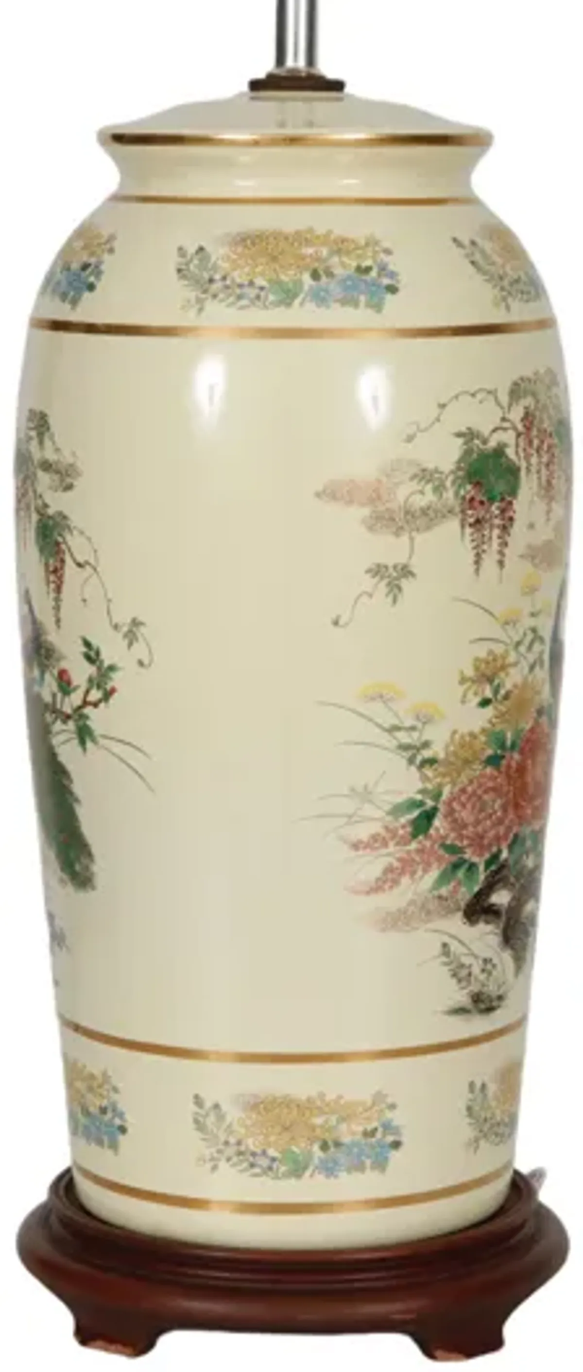 Japanese Porcelain Table Lamp