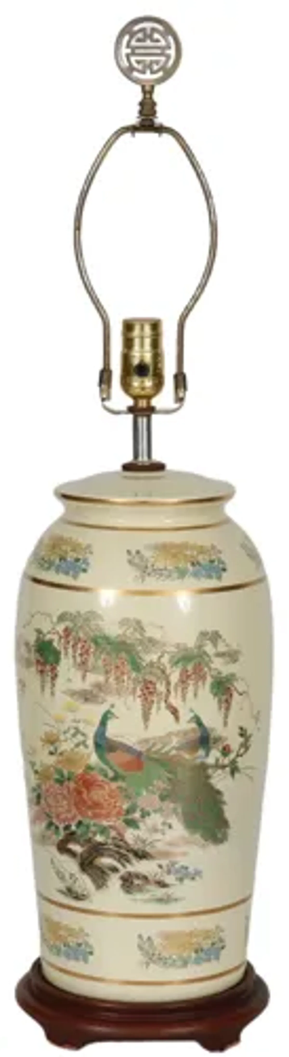 Japanese Porcelain Table Lamp