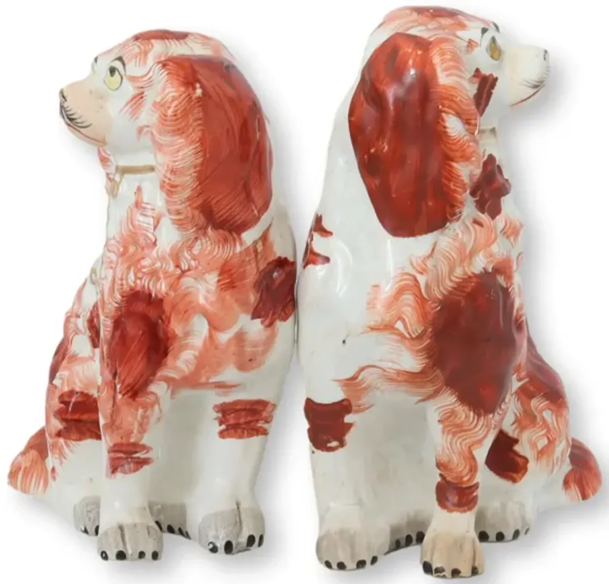 Antique Staffordshire Dogs - Set of 2