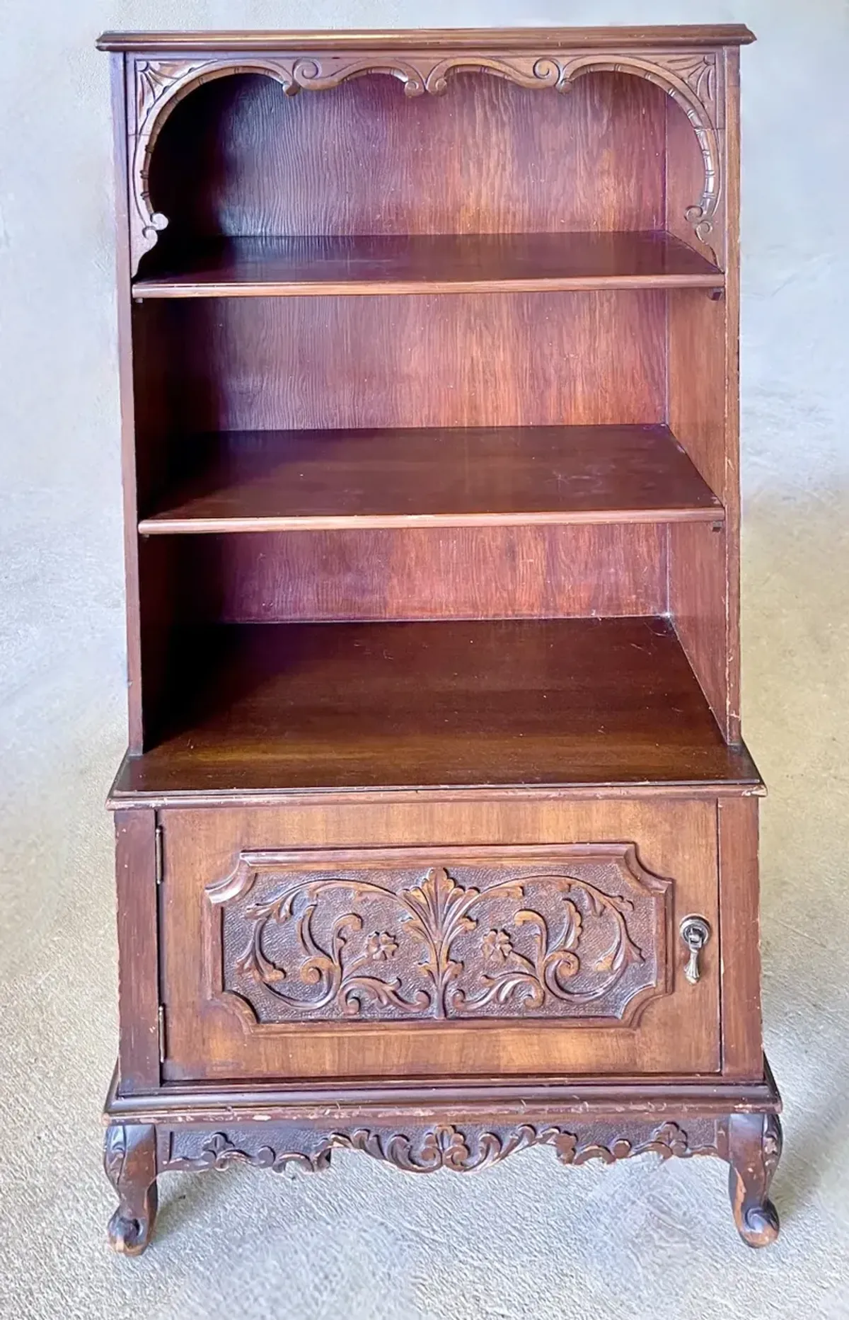 Small Bookcase Cabinet - Brown