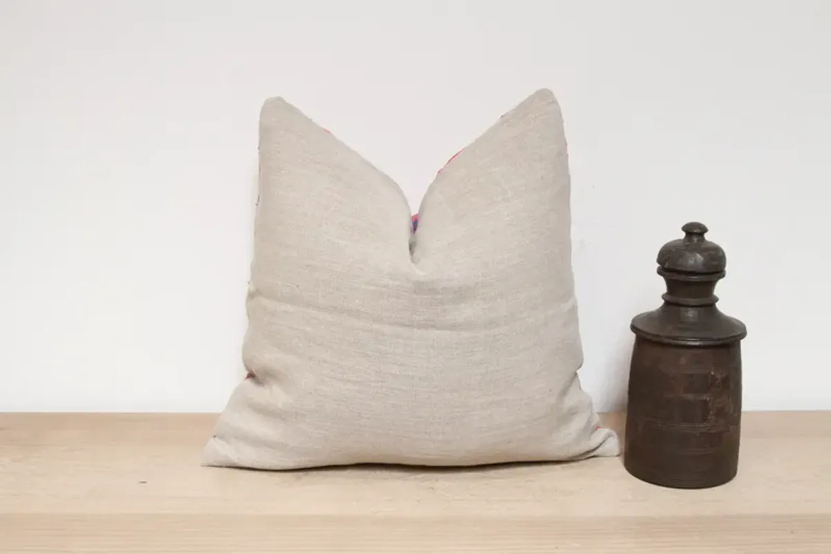 Vina Embroidered Floral Pillow - de-cor