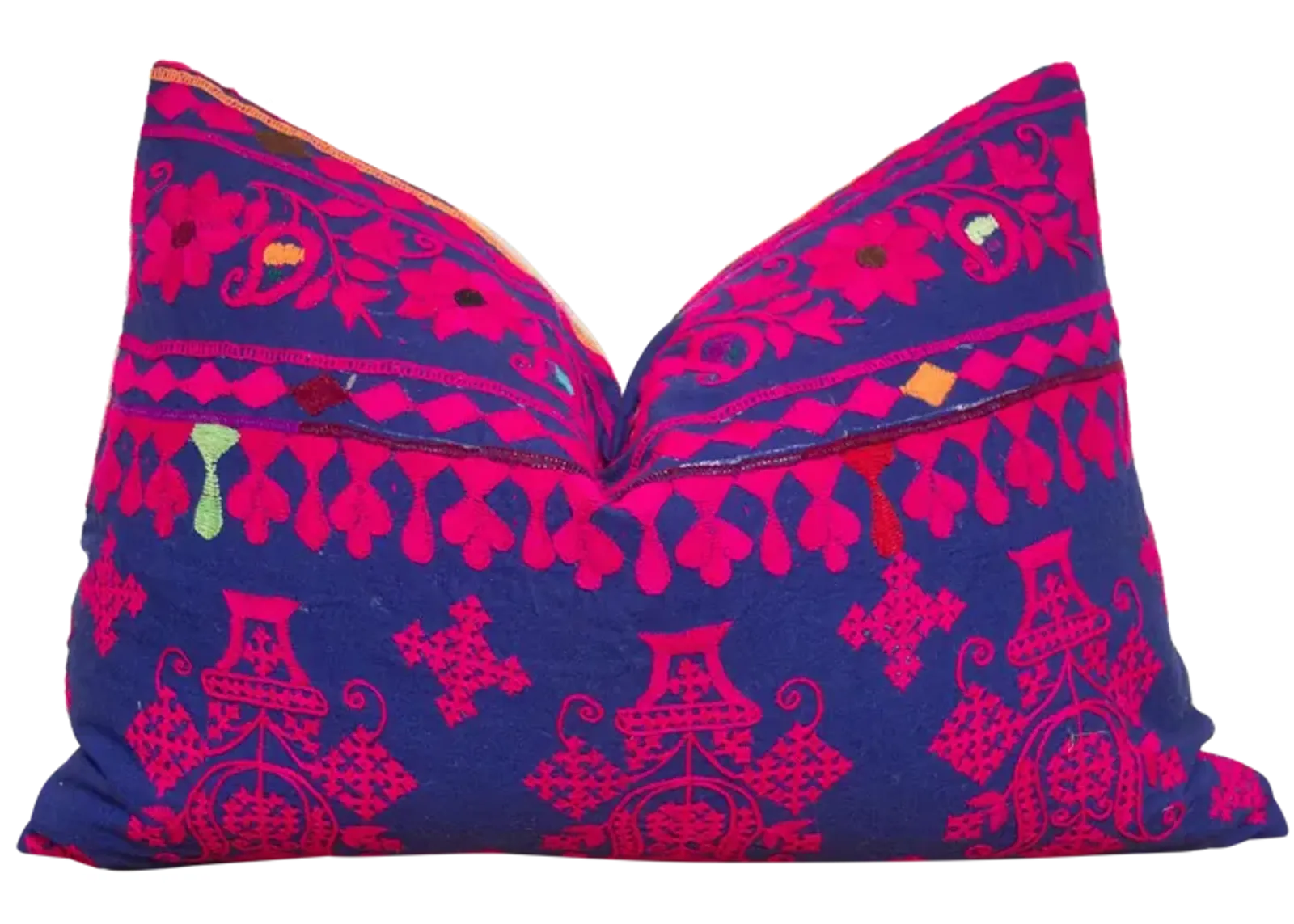 Nini Embroidered Floral Pillow