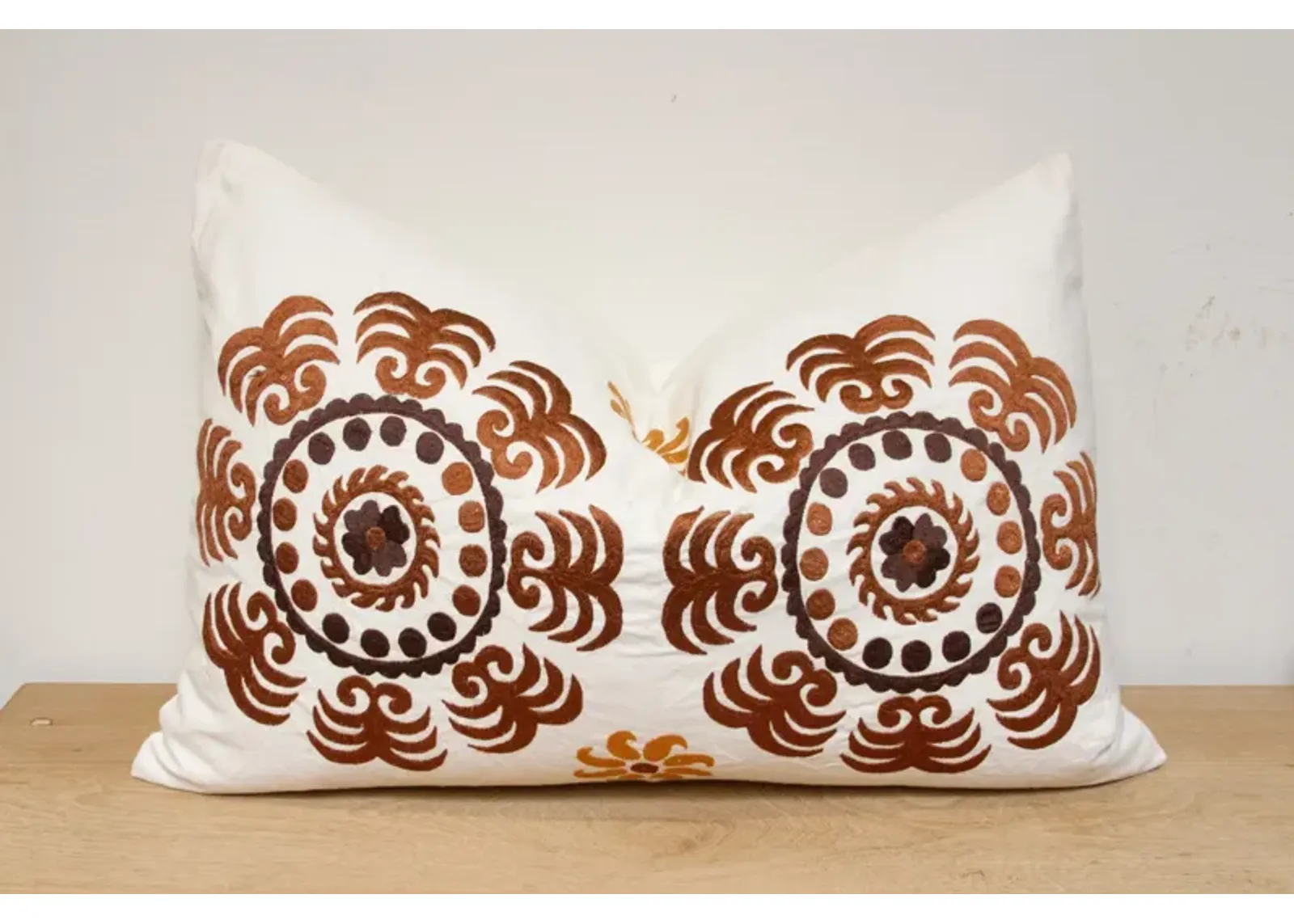 Chamoisee Suzani Pillow Cover