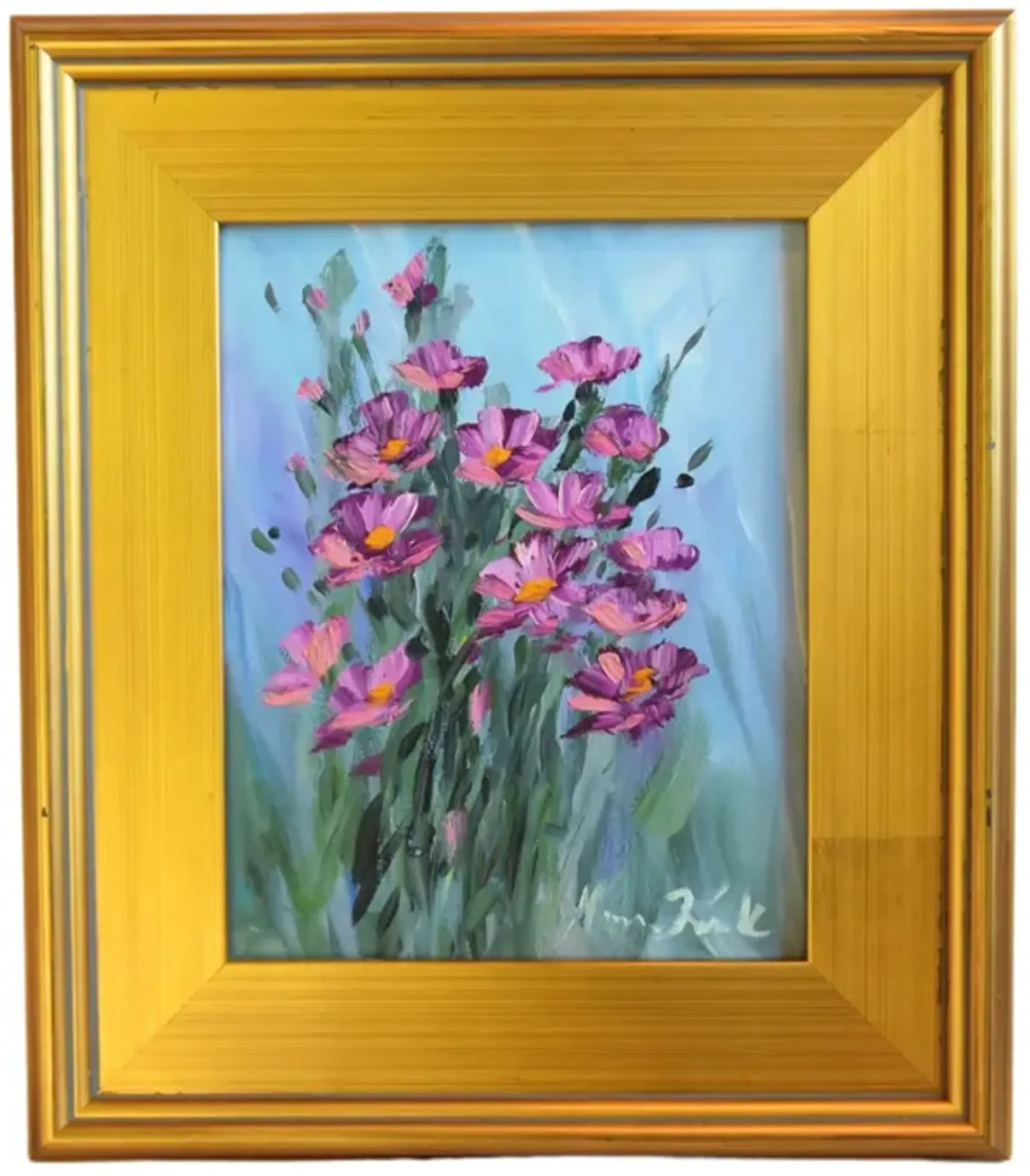 Bouquet Of Lavender Wildflowers Painting