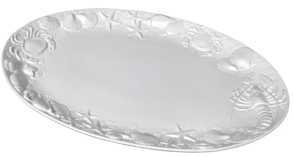 Oval Ceramic Seafood Platter