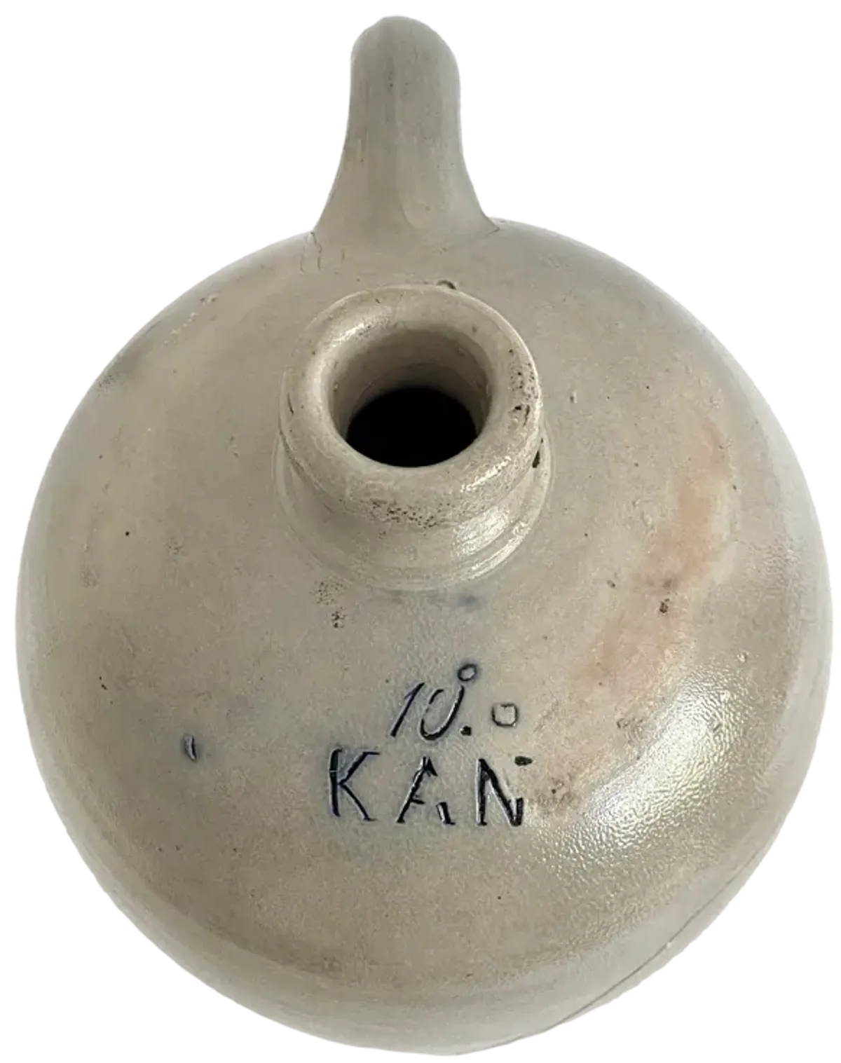 1800s Dutch Stoneware Salt Glazed Vessel