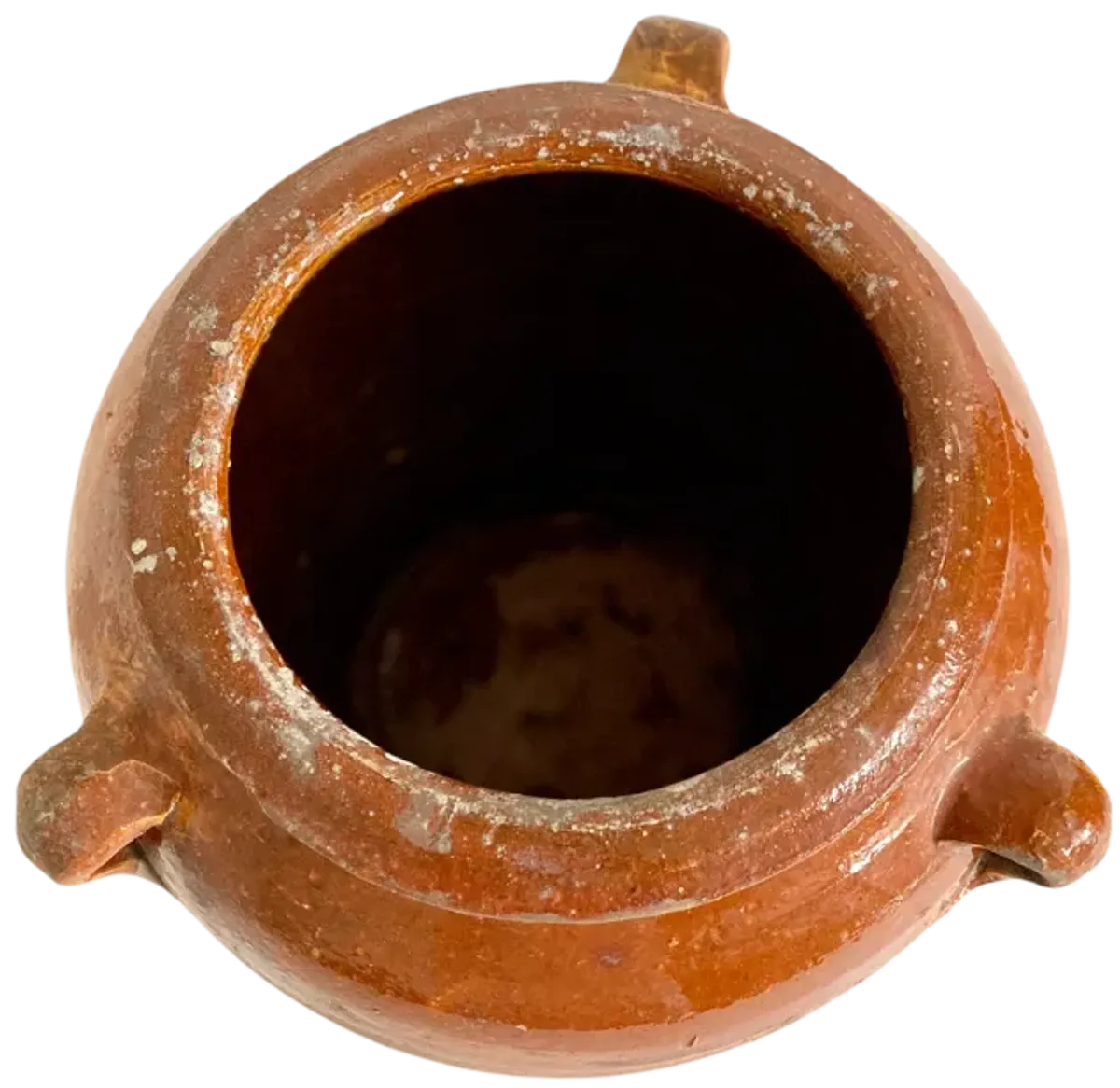 Antique French Amber Terracotta Urn