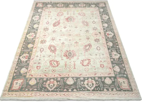 1960s Turkish Oushak Rug -10'5" x 13'11"