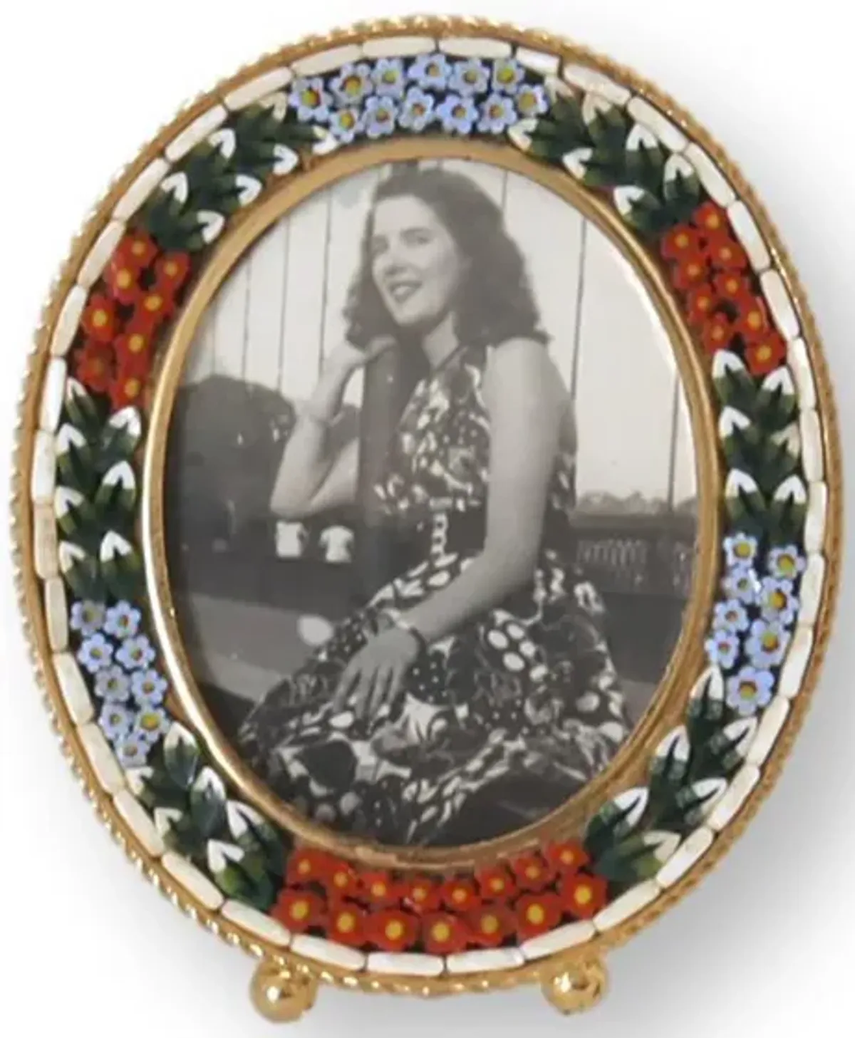 Italian Micro Mosaic Picture Frame