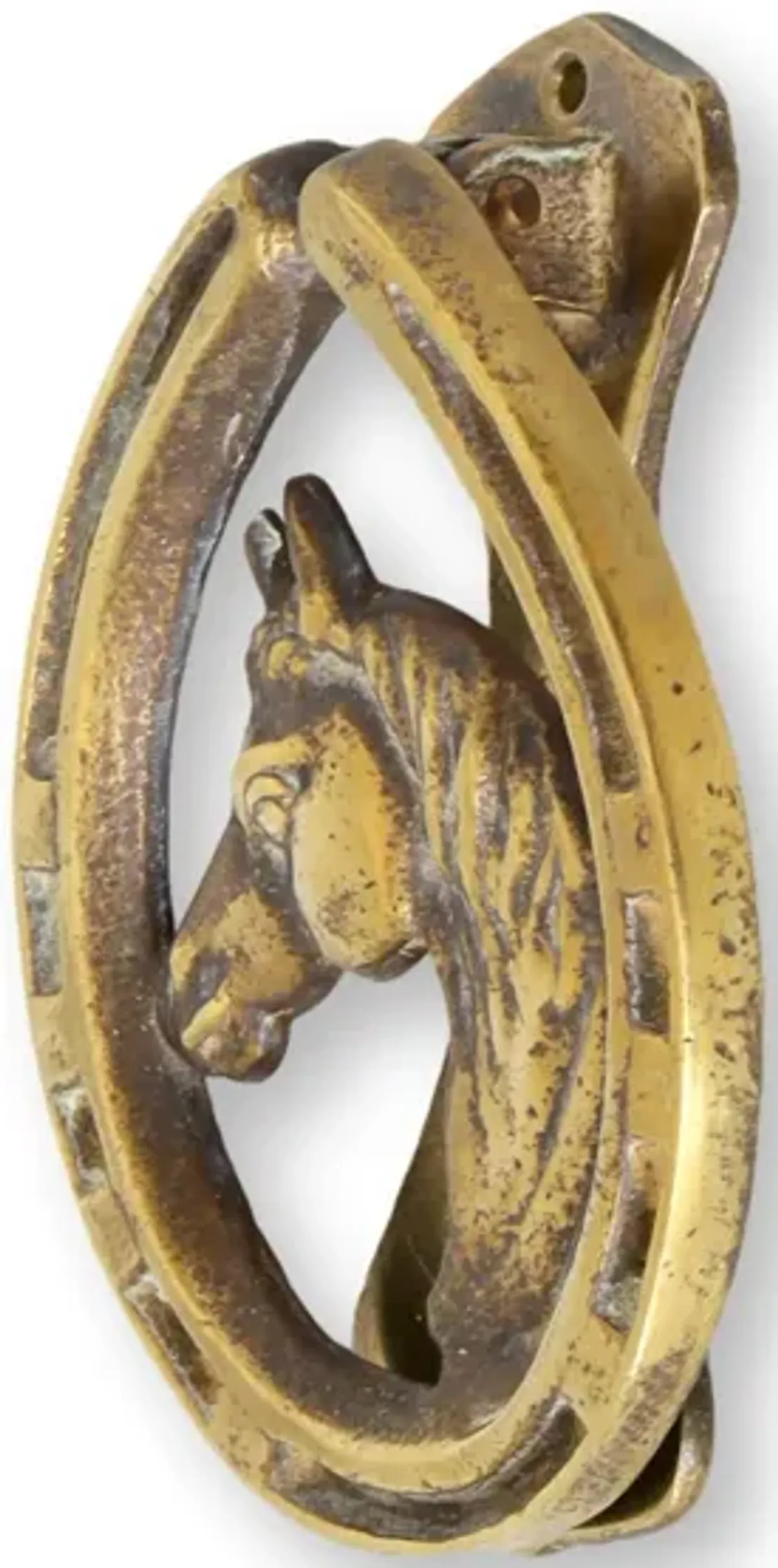 Antique Equestrian Horse Door Knocker