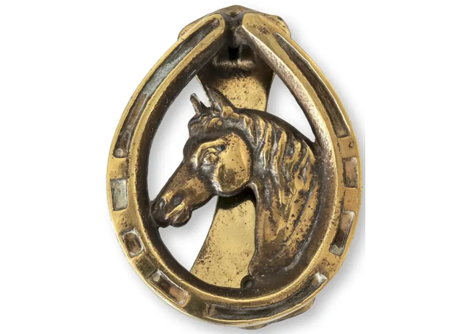 Antique Equestrian Horse Door Knocker