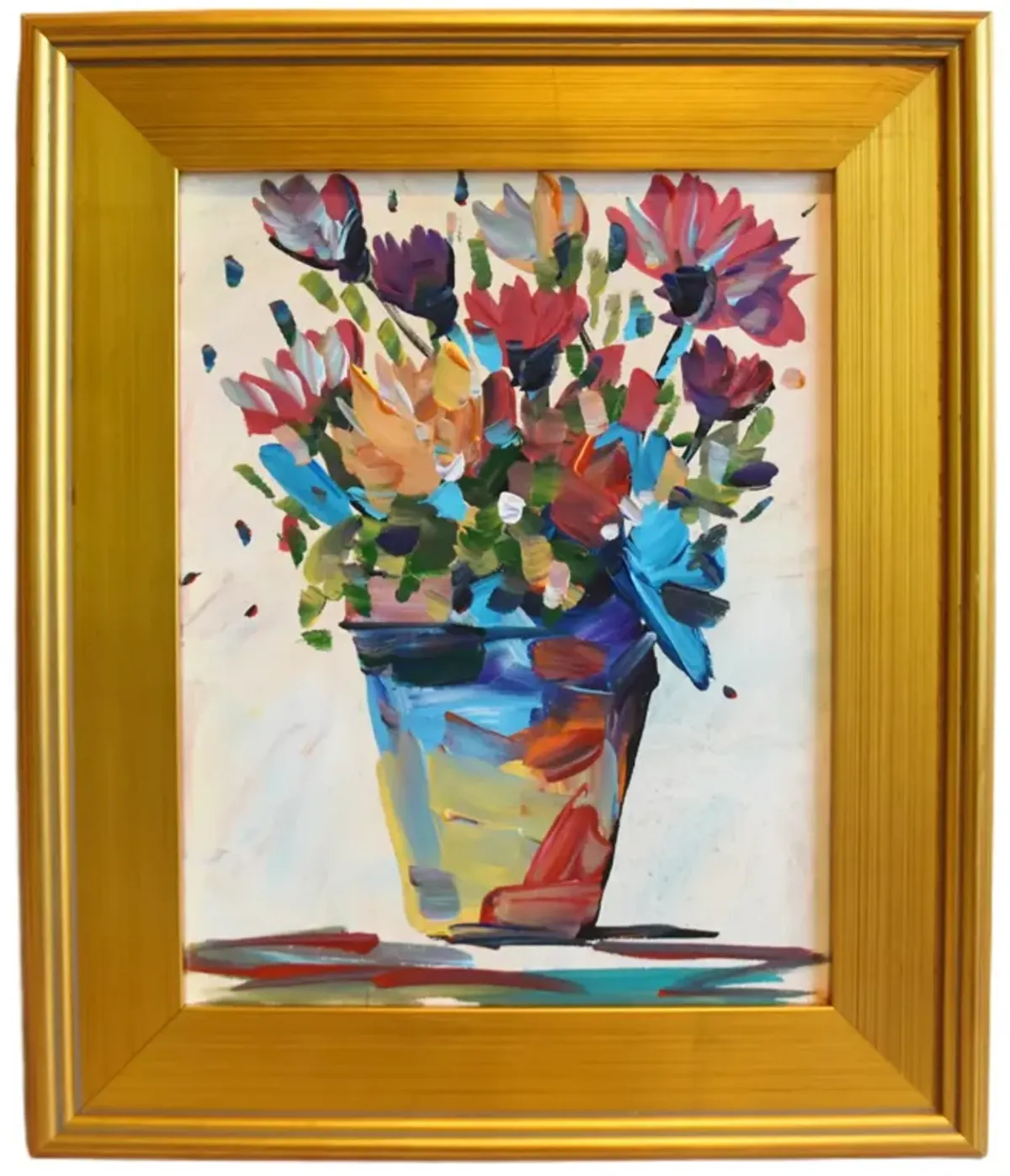 Colorful Floral Bouquet Flowers Painting