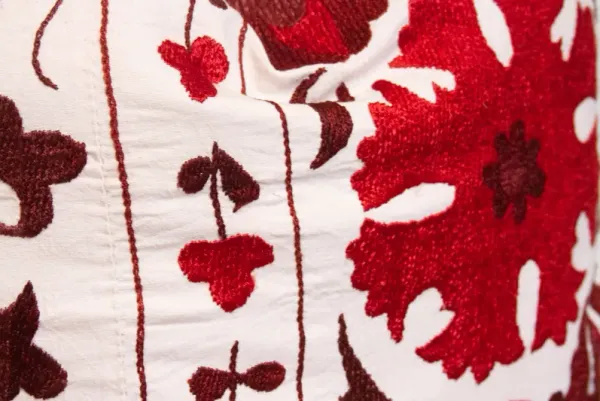 Carmine Suzani Euro Pillow - de-cor