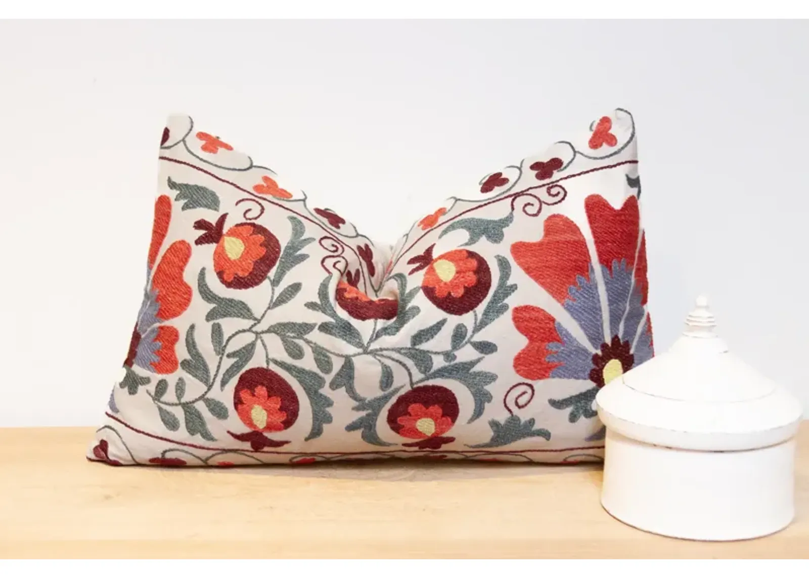 Azalea Vintage Suzani Pillow