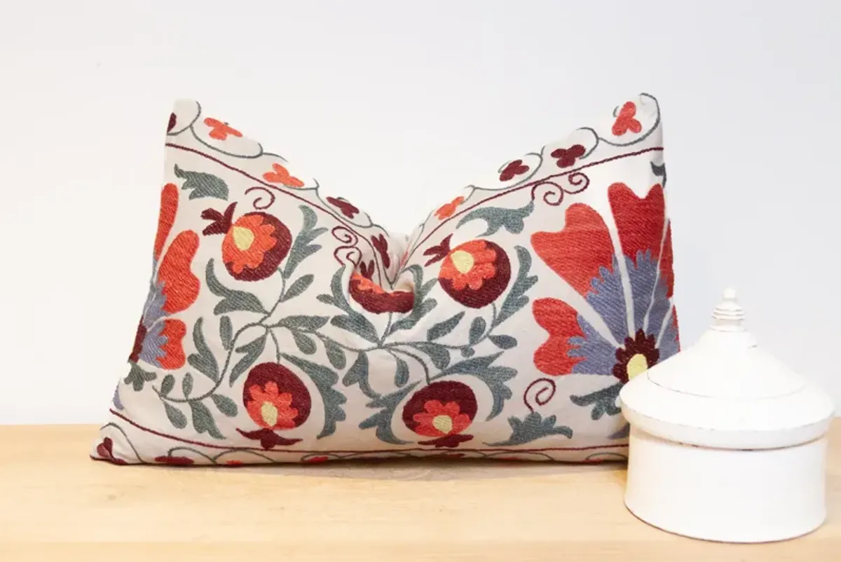 Azalea Vintage Suzani Pillow