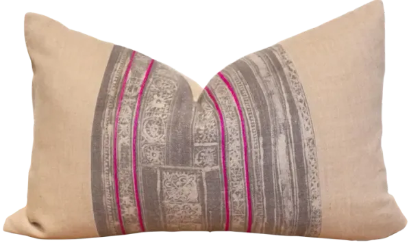 Akha Vintage Hill Tribe Pillow - de-cor