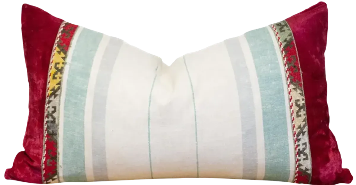 Lahu Vintage Hill Tribe Pillow - de-cor