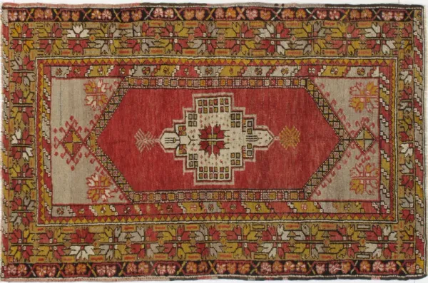 Turkish Oushak Rug 3'5 X 5'1